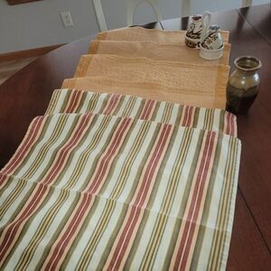Napkins Placemats Set Fabric Pier One Salt Pepper and holders kitchen cloth